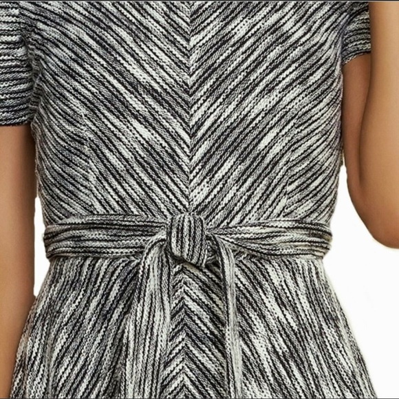 Anthropologie Hutch Dress NWT Avery Fit & Flare Black White Size M BEAUTIFUL! - Picture 4 of 11
